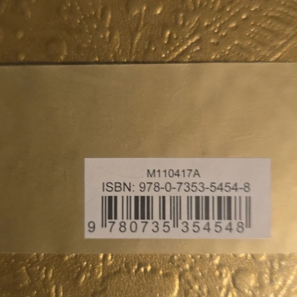 ❤️BUY 2 GET 1 FREE  Christian Lacroix Gold Embossed Paseo Guest Book